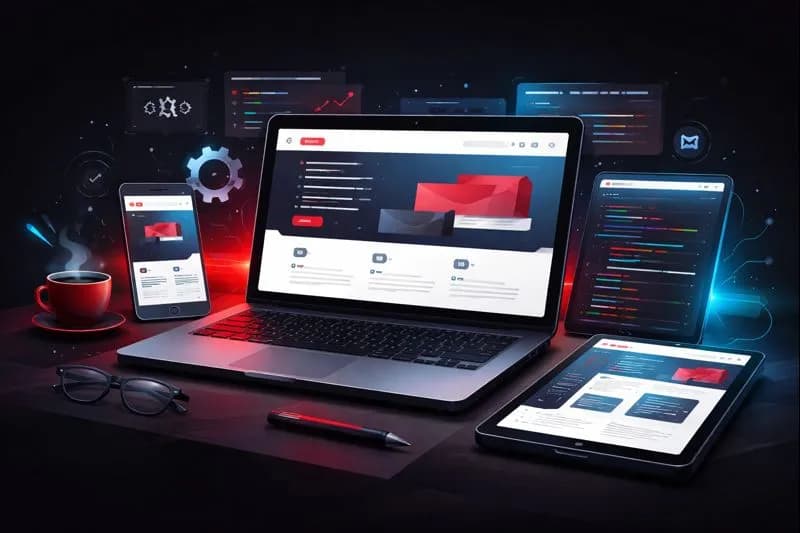 Розробка сайту під ключ — приклад адаптивного вебсайту